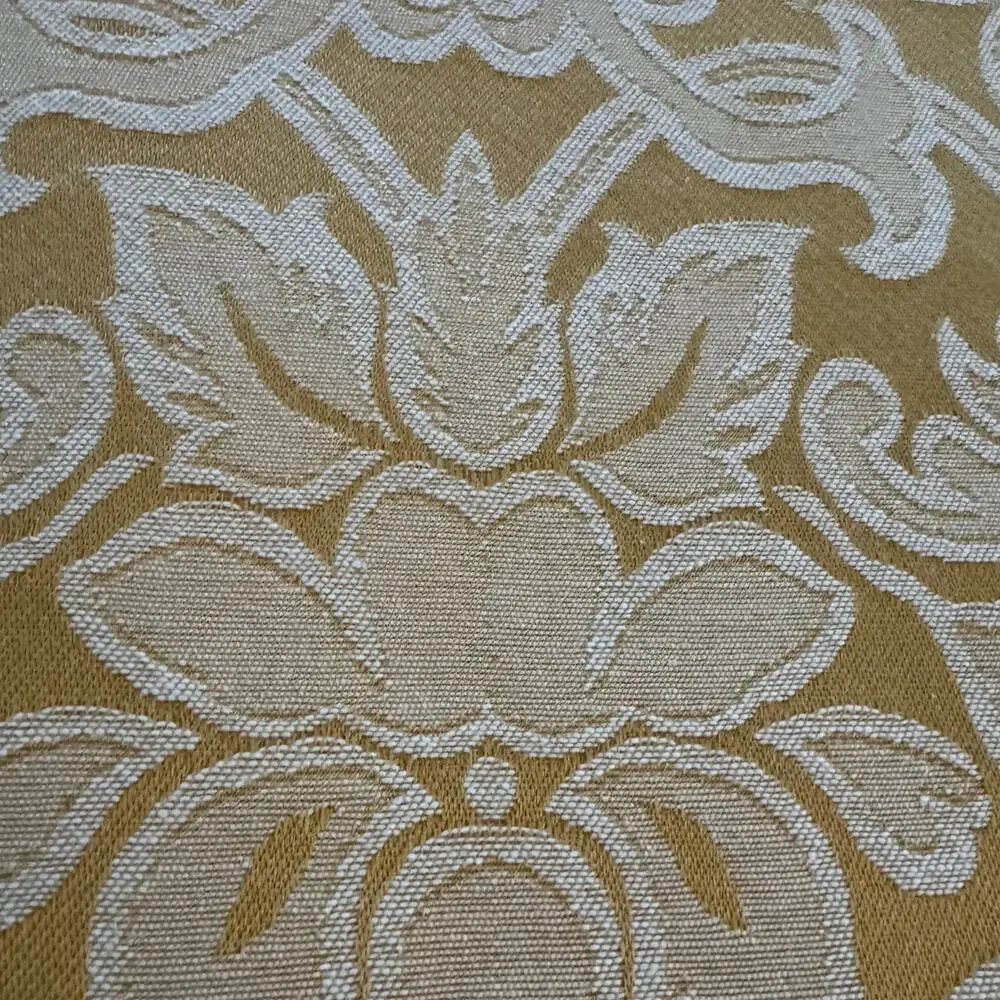 Lenox Eternal Placemats Gold White Brocade Baroque Damask Lot of 8 13x19 Holiday